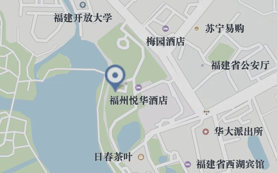 福州悦华酒店位置地图